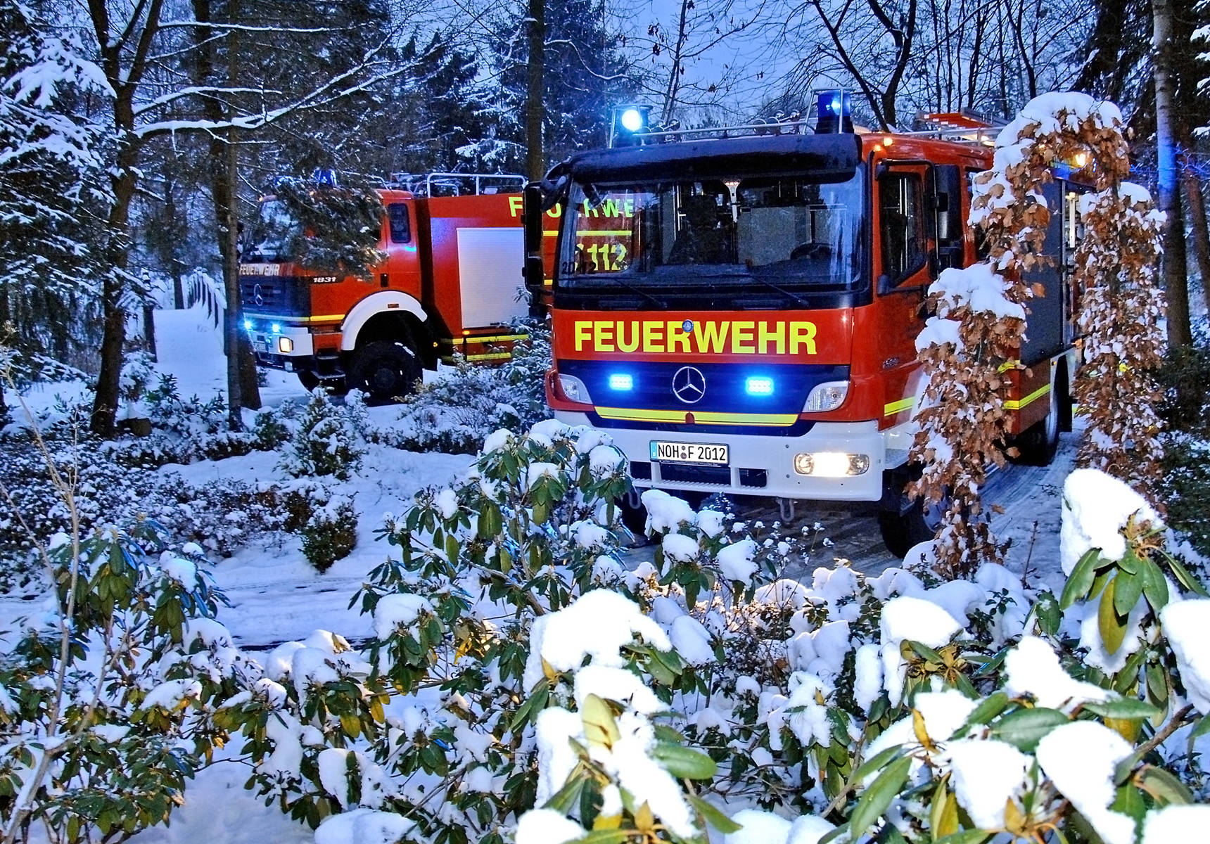 Kamin ruft Feuerwehr an Weihnachten auf den Plan Freiwillige